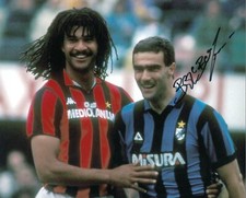 Foto Autografo Calcio Giuseppe