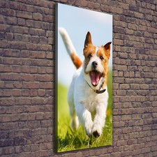 Tulup Dipinto Su Tela Pittura Su Un Muro 50x125cm - Jack Russell Cane