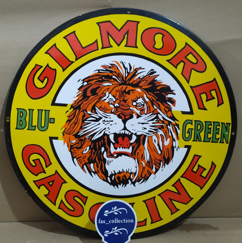 Gilmore gasoline porcelain - gilmore,