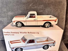 1:18 Acme YCID 1969 Chevrolet C10 Pickup Yenko Bianco 10/48