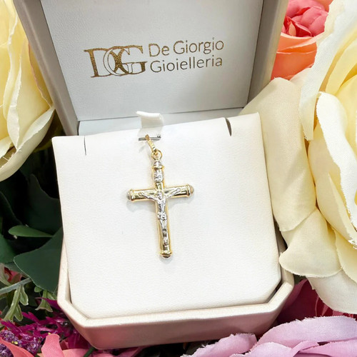 Ciondolo croce con cristo - croce, da