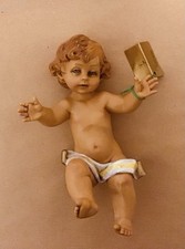 BAMBINO GESU’ - Ditta  FONTANINI - Presepe Made in Italy, cm  15