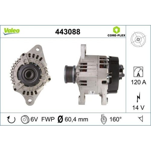 Alternatore valeo 443088 - alternatore,