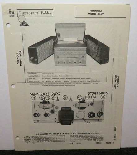 Sams photofact manuale - sams,