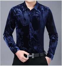 Camicia uomo lusso velluto - uomo,