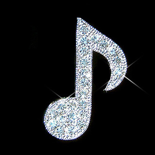 8th nota musicale swarovski - 8th,