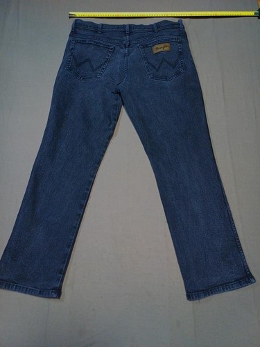 Jeans uomo wrangler nero denim - jeans,