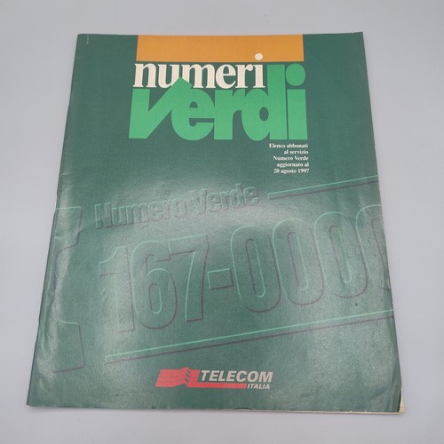 Numeri verdi elenco abbonati - numeri,