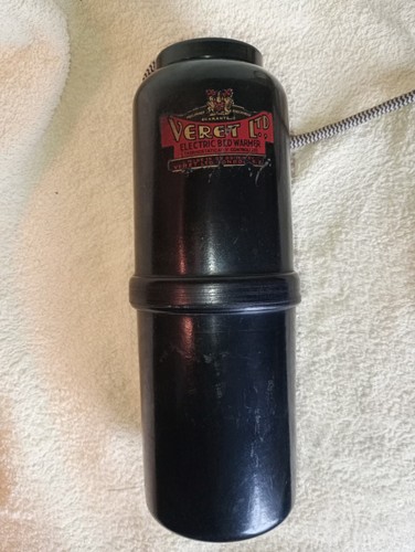 Vintage bakelite bed warmer - bakelite,