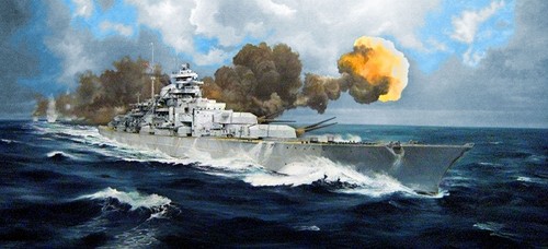 Trumpeter german bismark 200 - bismark, 1:200