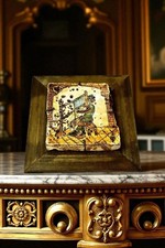 Quadro in legno. Mattonella