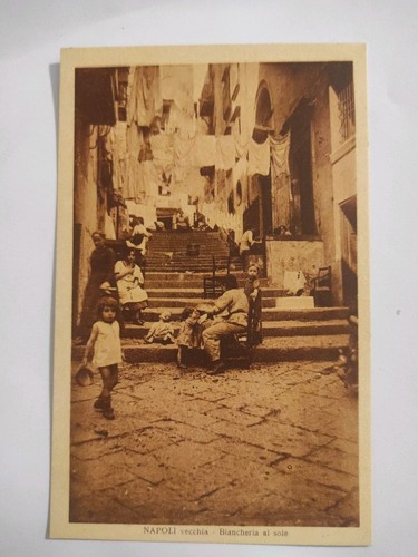 Cartolina napoli vecchia - vecchia,