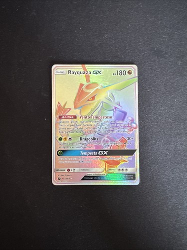 Carta pokémon rayquaza - rayquaza, gx