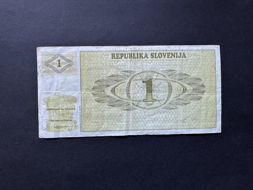 Slovenia banconota 1 tarlo - -, a