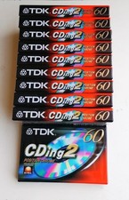 10 Cassette Audio TDK CDing2 60 - POSITION CHROME