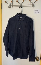 Kiton camicia uomo blu navy