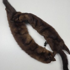 Vintage Mink Fur Stole Scarf