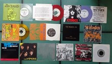 Lotto 12 7" Garage Rock Punk The Cynics Vipers Stooges Broken Jug Mod Fun