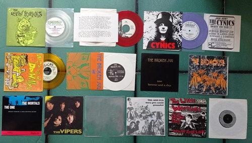 Lotto garage rock punk - 7",