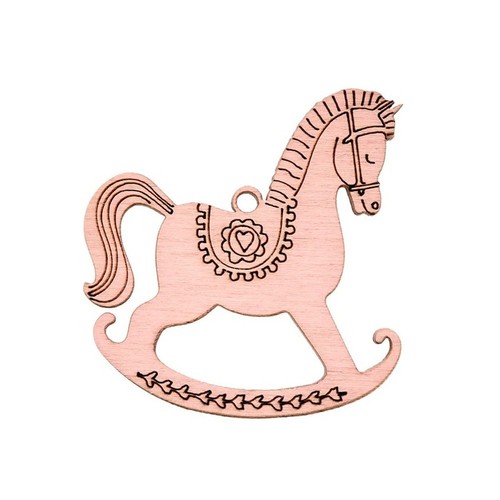 12x cavallo dondolo - 12x, legno