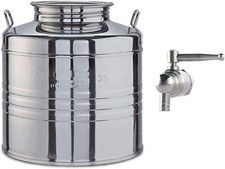 FUSTO OLIO INOX DA 30 LT +