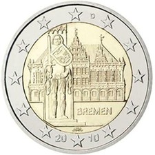 2 Euro Germania 2010 Bremen -