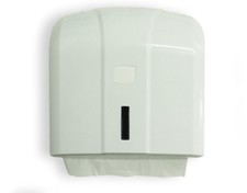 DISPENSER DISTRIBUTORE PLASTICA CARTA ASCIUGAMANI INTERFOGLIATI PIEGATI  C V Z M