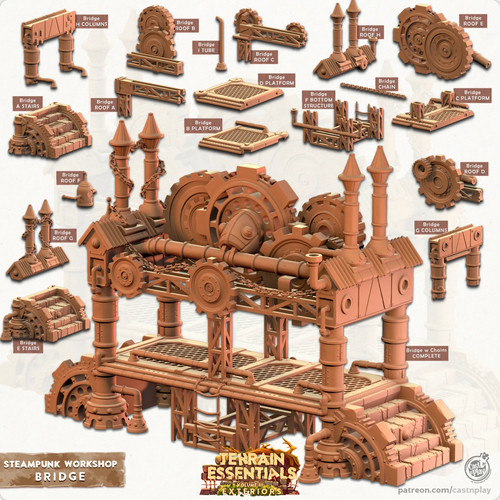 Steampunk workshop set ttrpg - set,