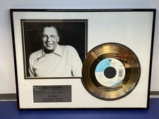 Frank Sinatra "My Way" Edizione Limitata Disco Vinile Placcato Oro 677 di 5000