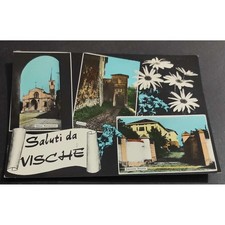 Cartolina Vische - Chiesa Parrocchiale - Castello - Convento Betania