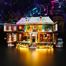 LocoLee Kit Luci LED per Lego 21330 Casa Solo Casa Illuminazione Set con Musica 