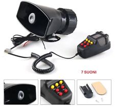 Sirena di Allarme  Vigili Del Fuoco Ambulanza Altoparlante con IL MICROFONO