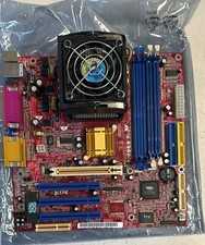 Scheda Madre BIOSTAR V8668 pro, Socket 478, DDR 1 /SDRAM,AGP,+ Celeron 2.6GHz