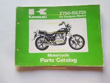 Kawasaki Z 750 S-LTD 1981 catalogo ricambi originale spare parts catalog