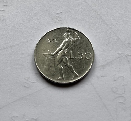 Moneta lire 1955 - moneta,
