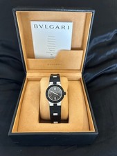USATO - Orologio Diagono Donna BVLGARI con scatola e libretto in pelle originali