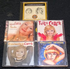 RAFFAELLA CARRA' - lotto 5 CD - Fiesta, I miei successi, Tutto Carrà, Fantastica