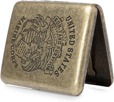 Portasigarette Vintage in Metallo Con Scatola Di Sigarette per 20 Sigarette Nobi