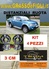 KIT 4 Distanziali Ruota For MITSUBISHI L200 2005 > 2015 30 mm 3 cm Wheel Spacers