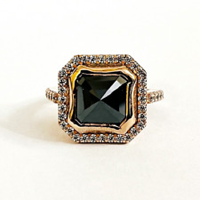 8 KT Nero Anello Diamante