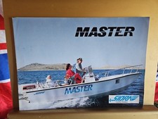 Imbarcazione Sidra Mod. Master Depliant Scheda Tecnica Originale D'epoca 