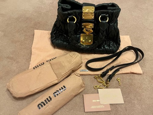 Borsa tracolla miu in - miu,
