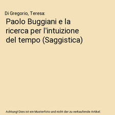 Paolo Buggiani e la ricerca