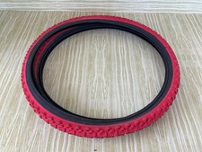 BICYCLE TIRES 26"  COLOR MTB BMX CYCLING BIKE RED desert  storm  bici gomme ****
