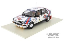 Lancia Delta HF 4WD Winner Rally Montecarlo 1988 Saby Martini 1:18 Kyosho