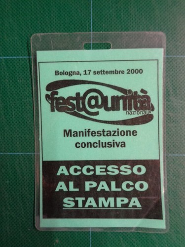 Tessera accesso palco - accesso,