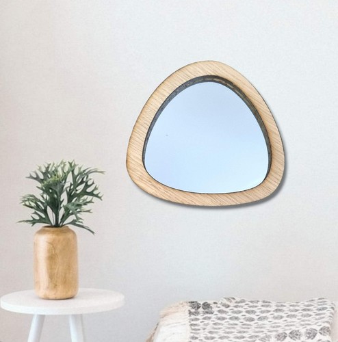 Specchio ciottoli con - ciottoli,