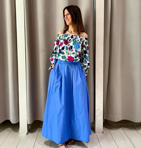 Gonna azzurra emme - gonna, marella