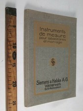 1912 CATALOGO COMMERCIALE SIEMENS & HALSKE INGEGNERIA ELETTRICA MECCANICA SC81