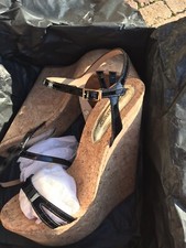 Sandalo Zeppa Dsquared2 Nero